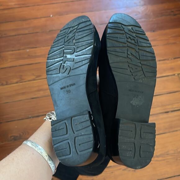 Stuart Weitzman Lowland suede stretch over the knee OTK black boots sz 39 - Picture 8 of 8